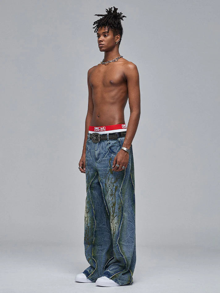 Dirty Painter Denim Pants