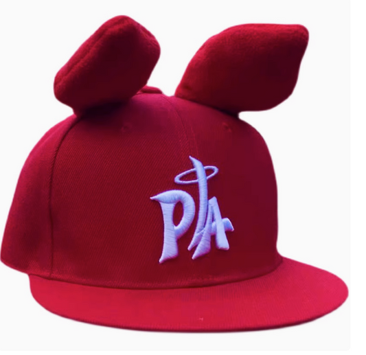 Pig design all red cap