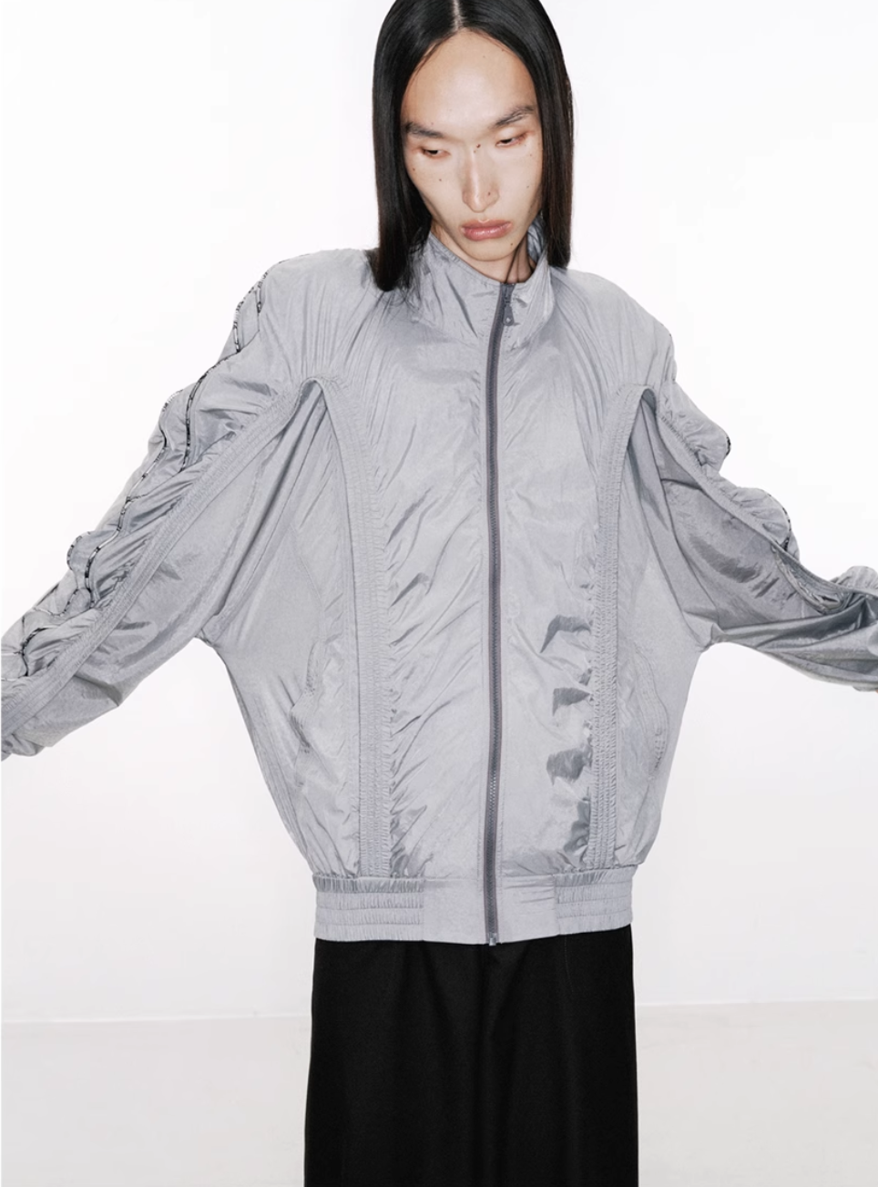 Constructed complex design jacket