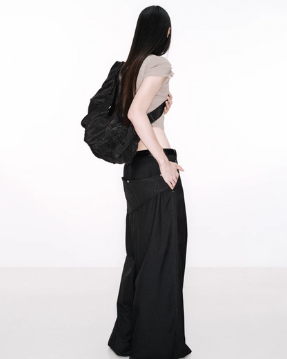 NUTEMPEROR 3D structured string shoulder bag