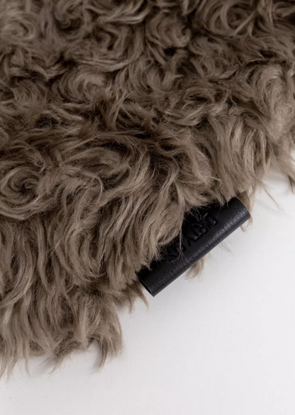 curly fur bag