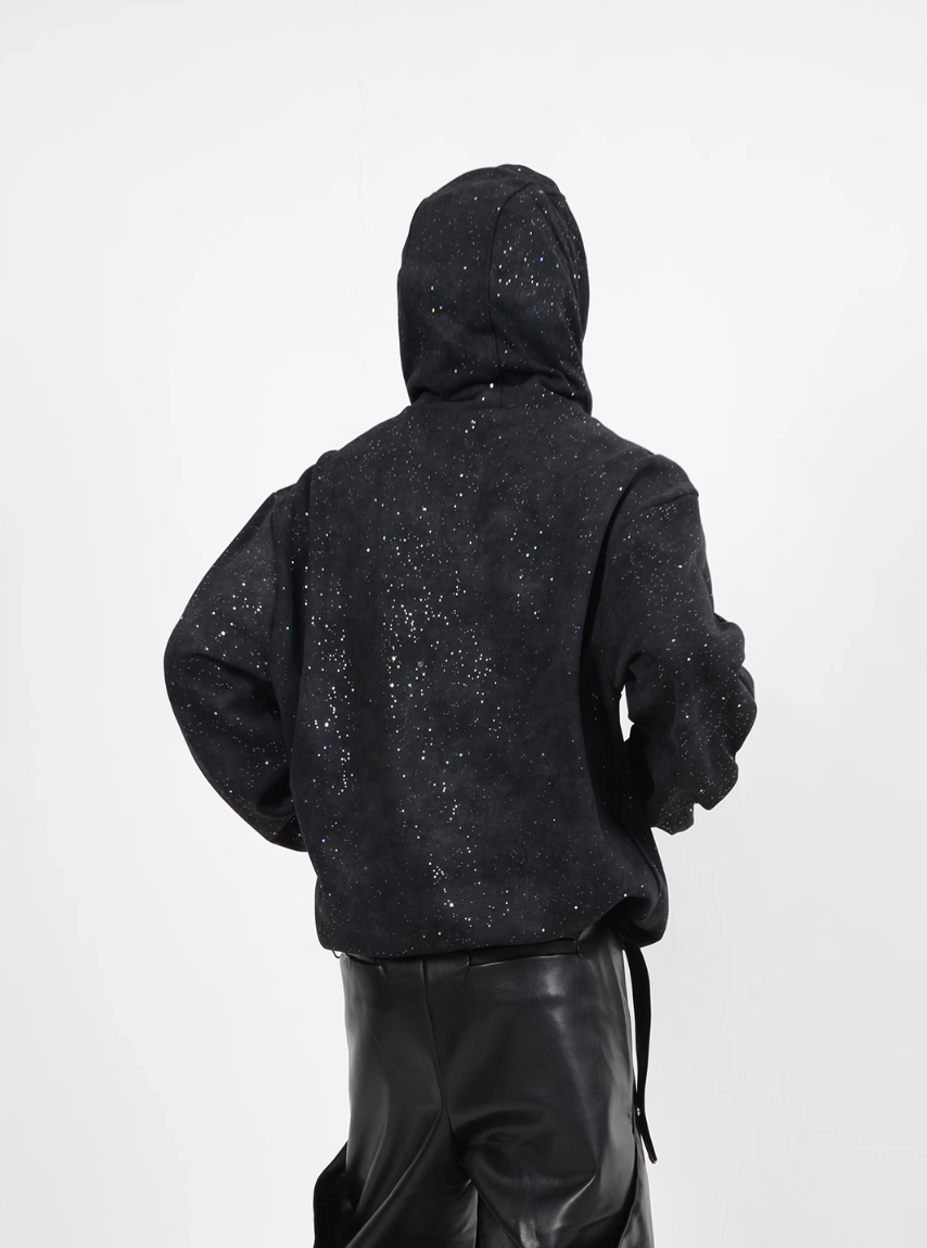 Star-Dust Painted Hoodie