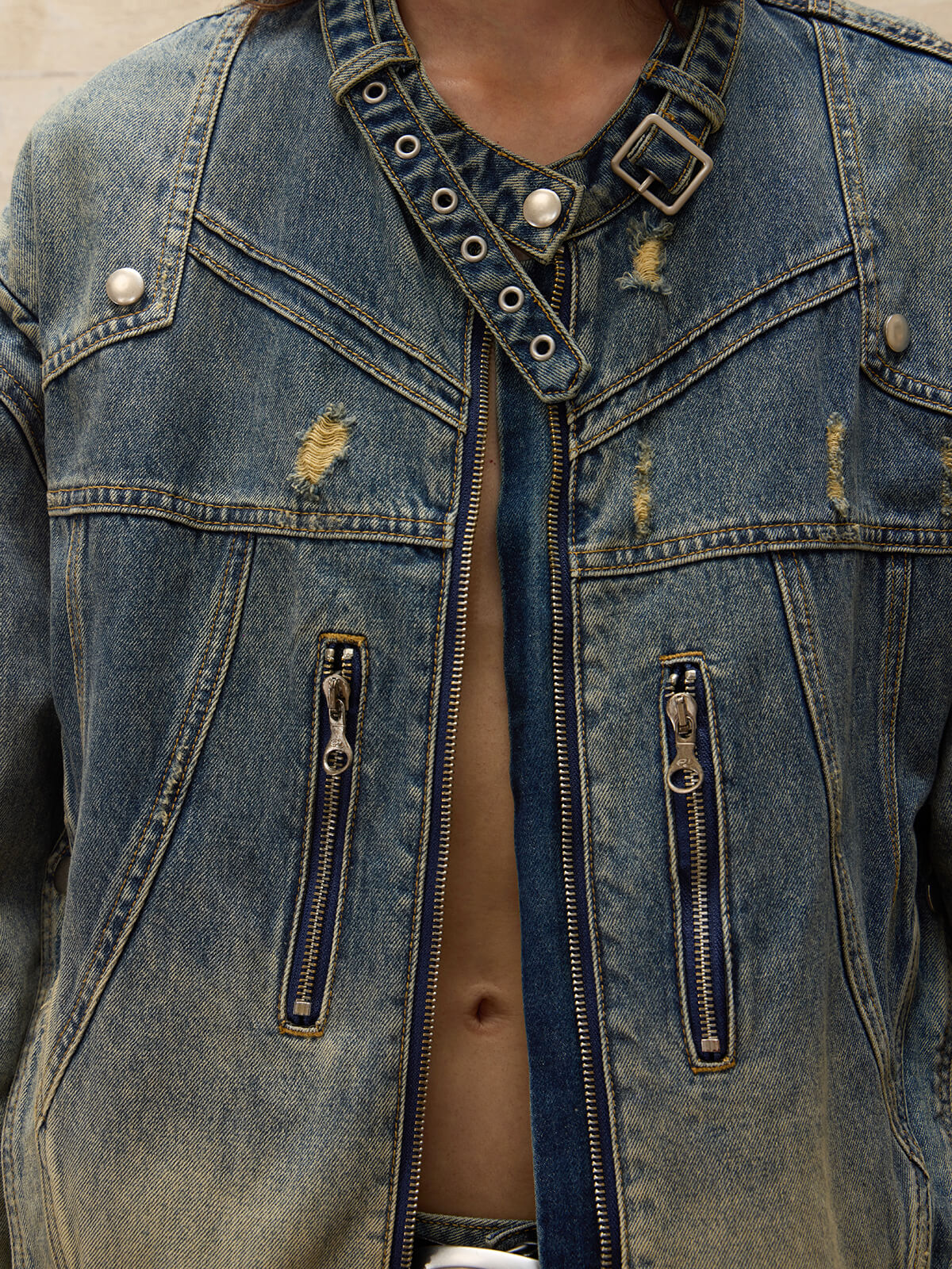 Washed Denim Jacket