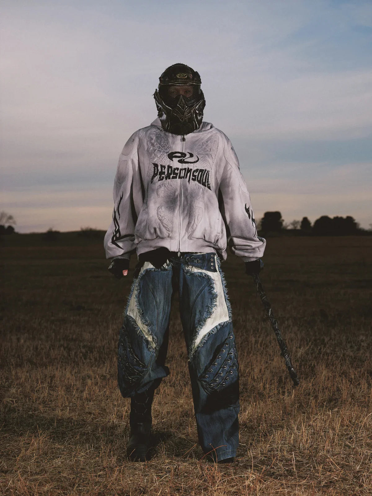 Armor Structured Raw Edge Jeans