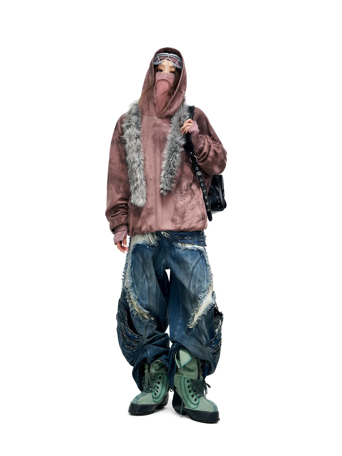 Armor Structured Raw Edge Jeans