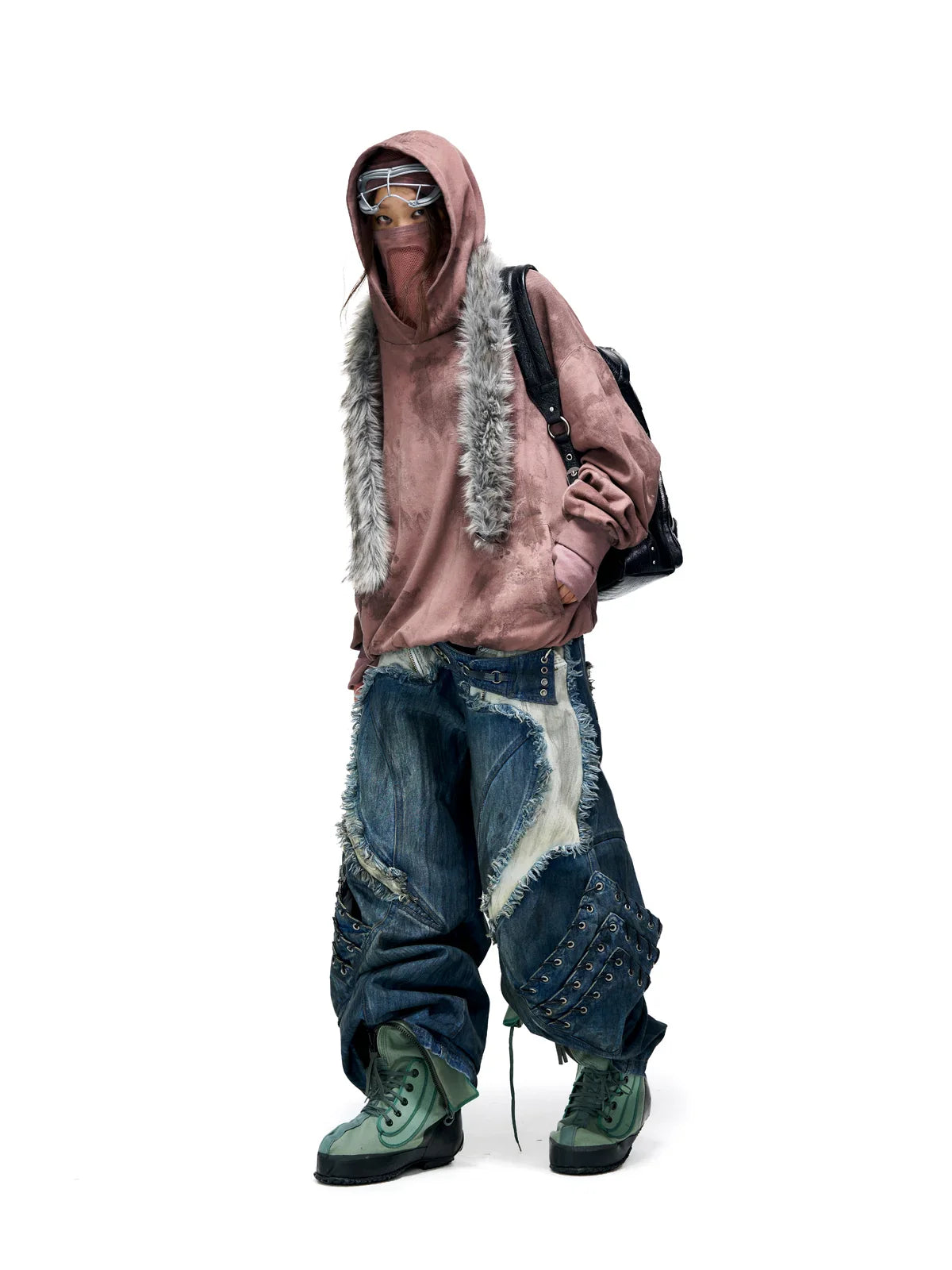 Armor Structured Raw Edge Jeans