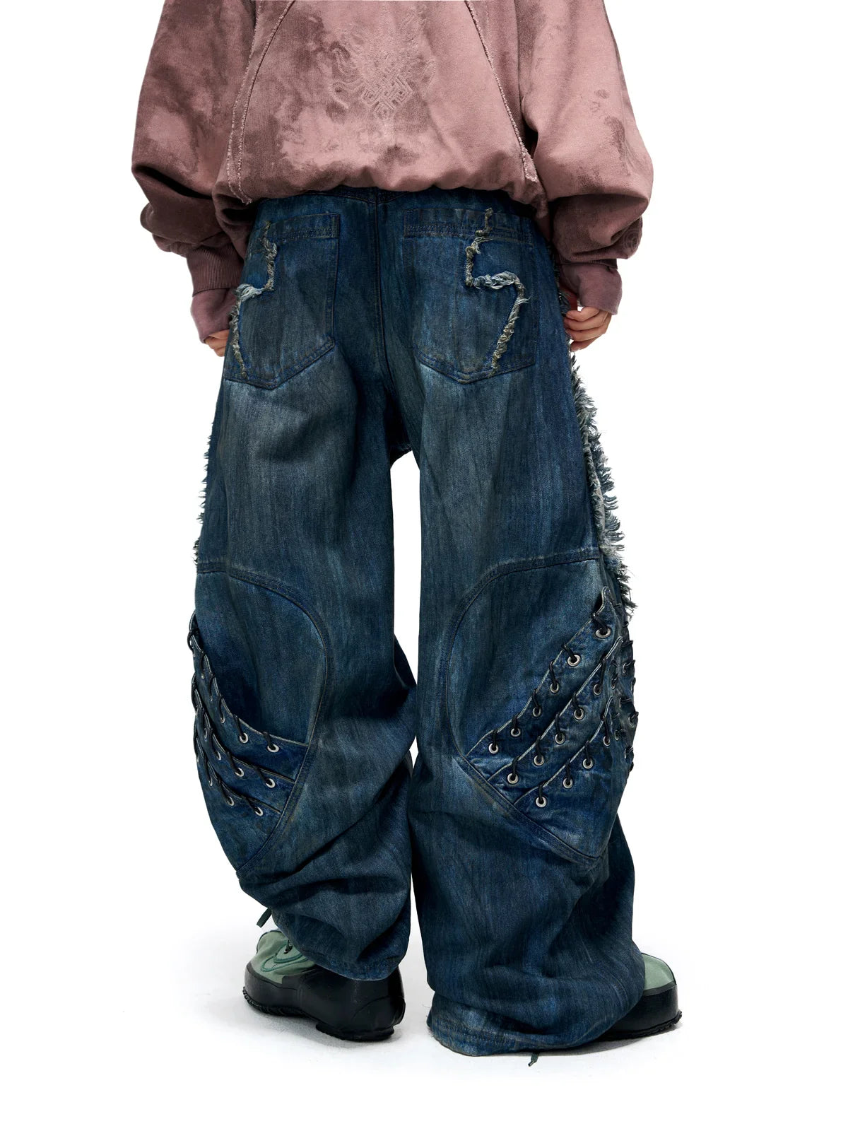 Armor Structured Raw Edge Jeans