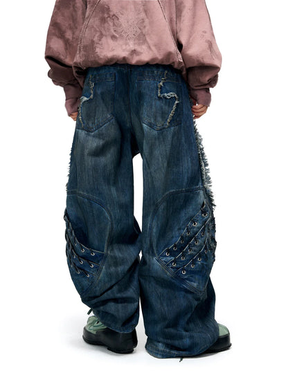 Armor Structured Raw Edge Jeans