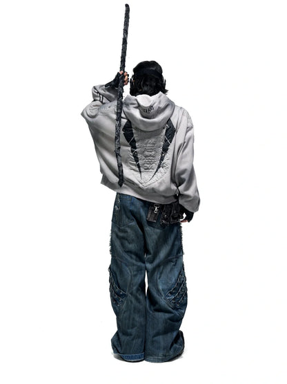 Armor Structured Raw Edge Jeans
