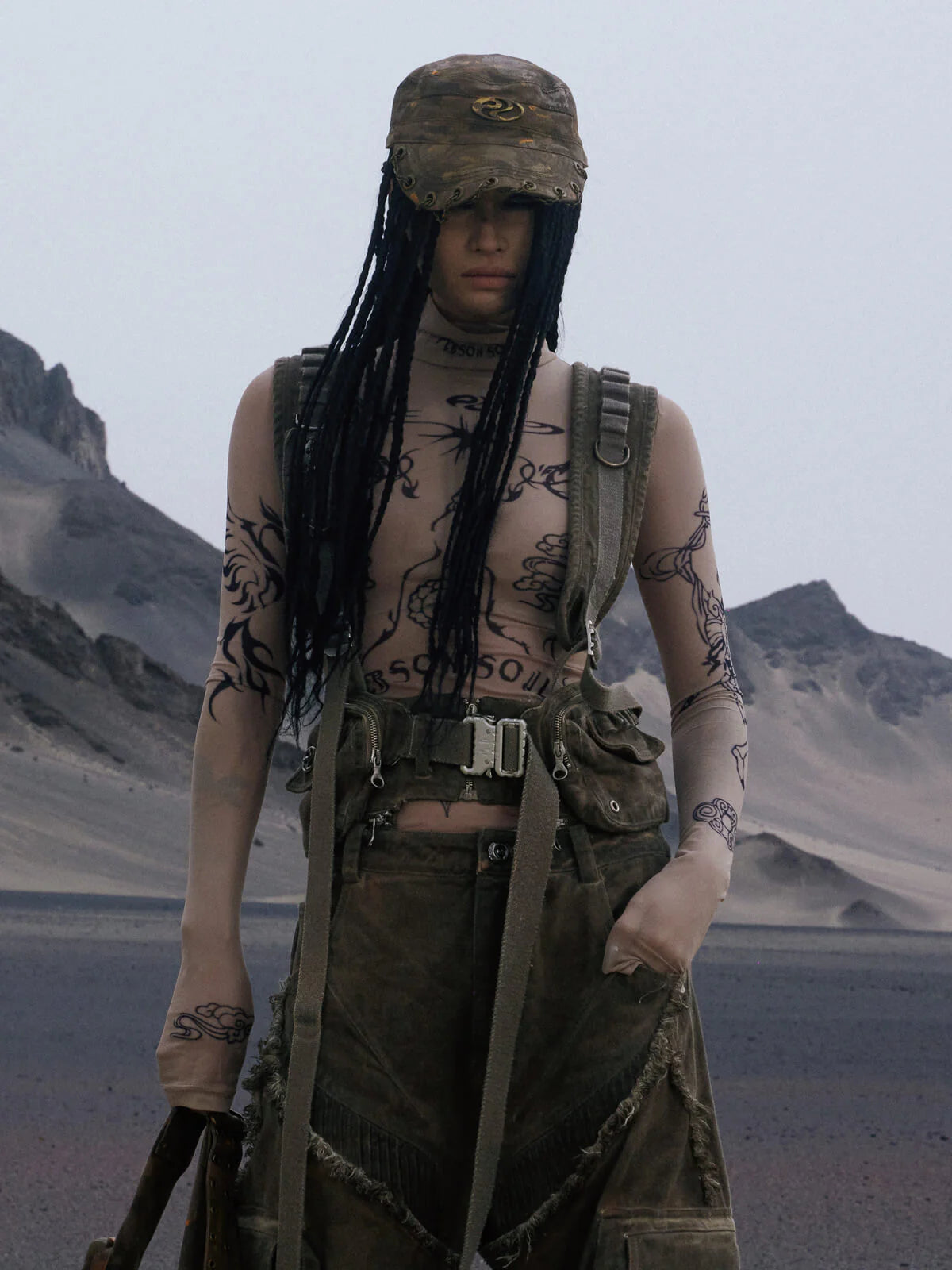 Detachable Tactical Distressed Cargo Pants
