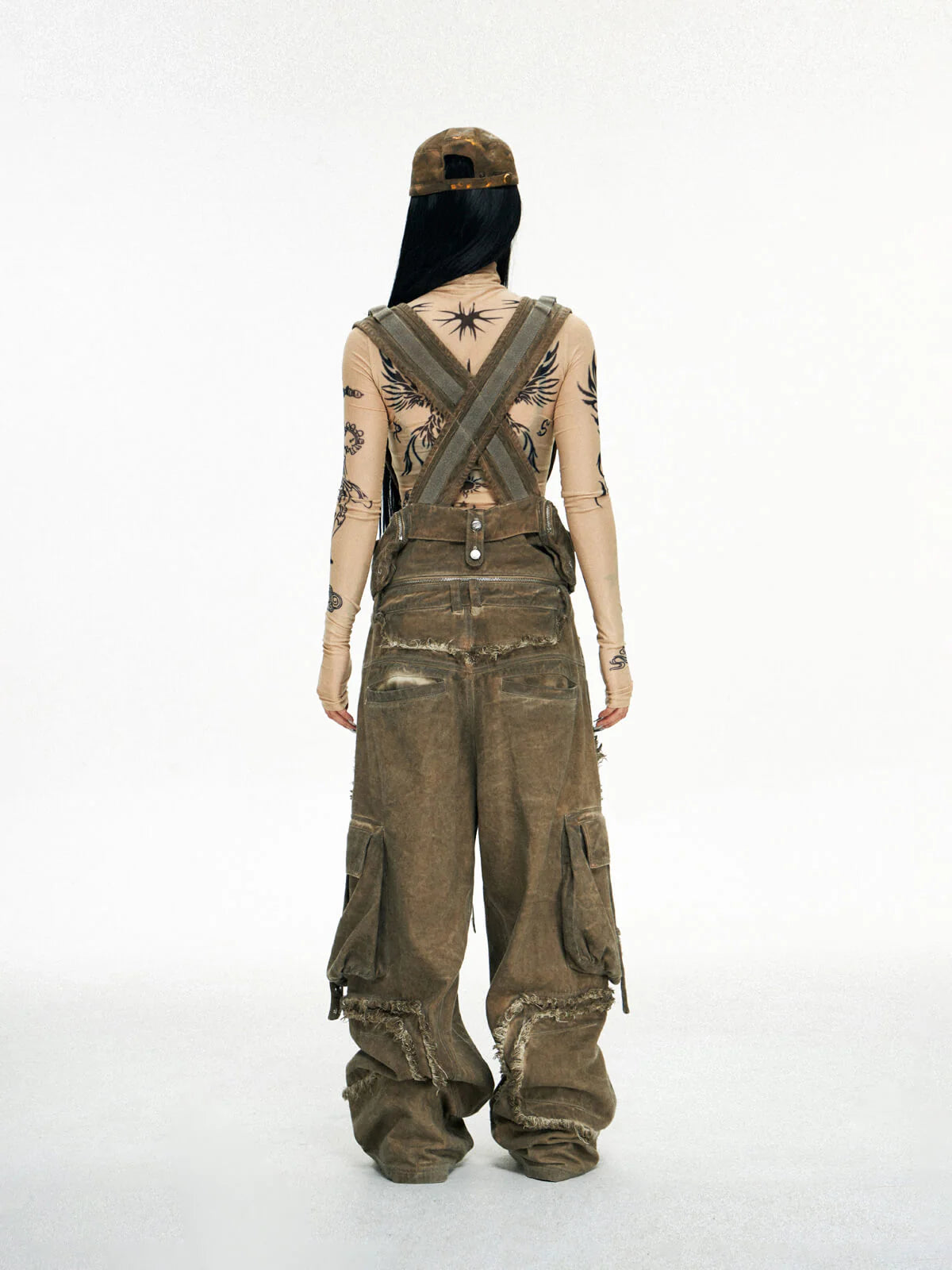 Detachable Tactical Distressed Cargo Pants