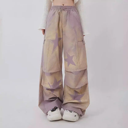 Stardust washed vintage purple pants RH0050