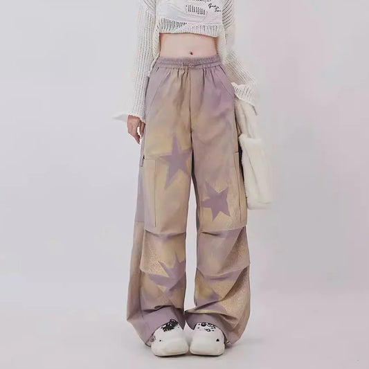 Stardust washed vintage purple pants RH0050