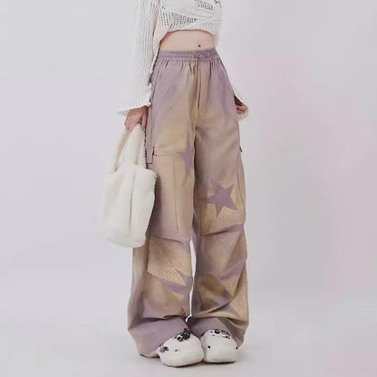 Stardust washed vintage purple pants RH0050