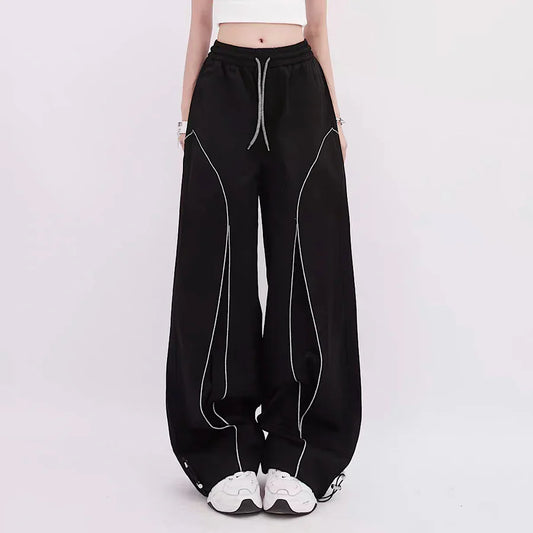 Overall sharp line design simple balloon pants RH0091