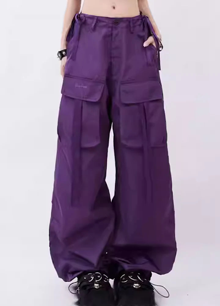 Centerline press flare wide silhouette cargo pants RH0049