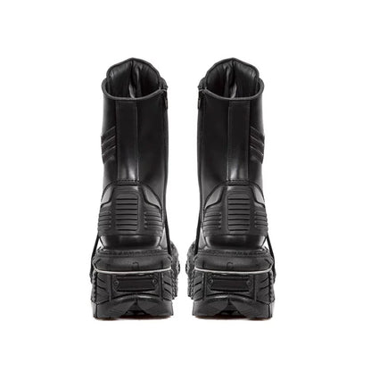 Metal long martin boots