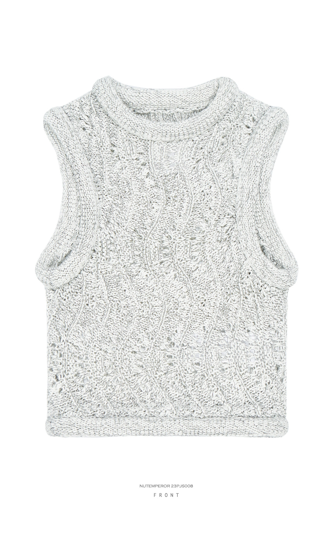 Hand-made knit vest