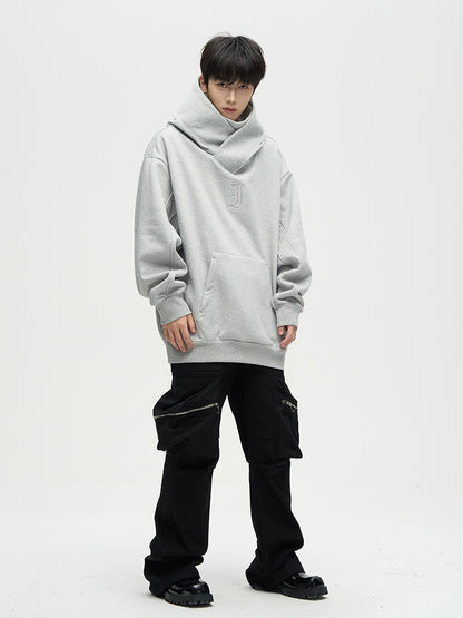 Over size thick hoodie