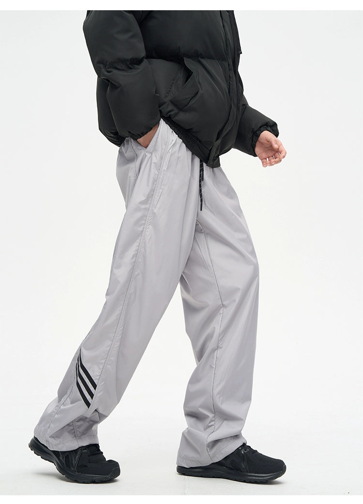 Ankle 3-stripe casual pants