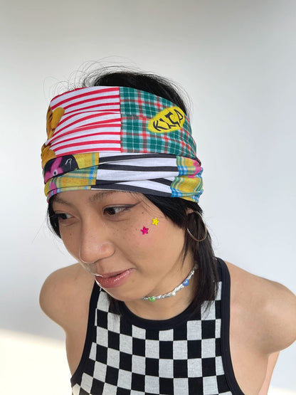 Y2K concept punk design bandanna