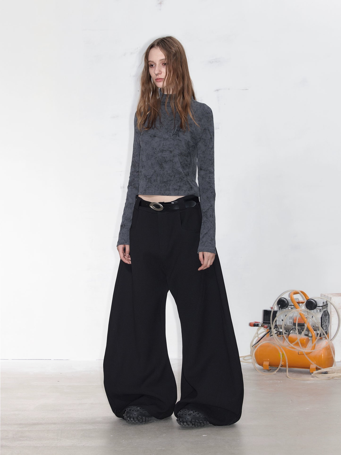 Original design super wide cotton pants