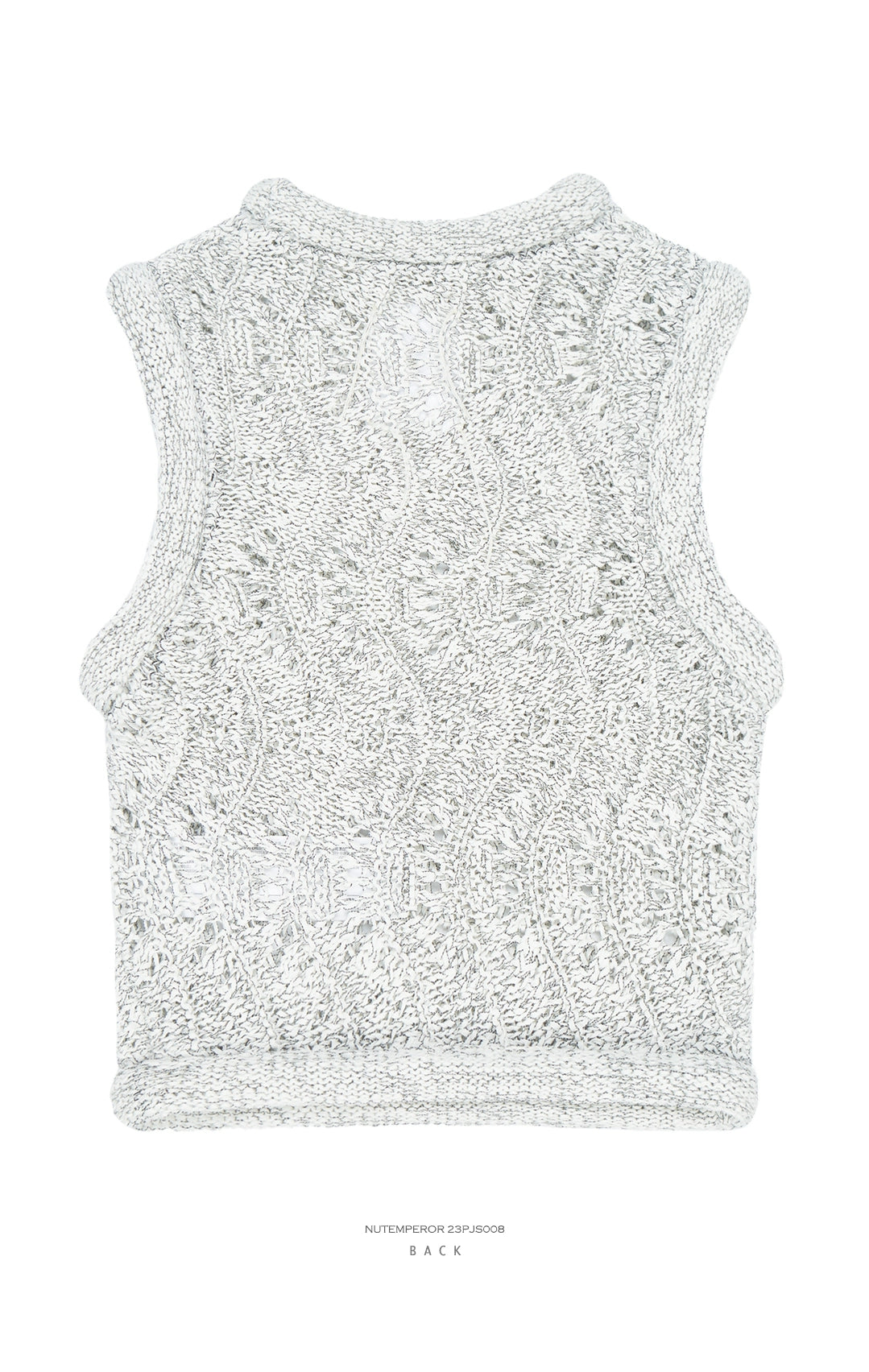 Hand-made knit vest