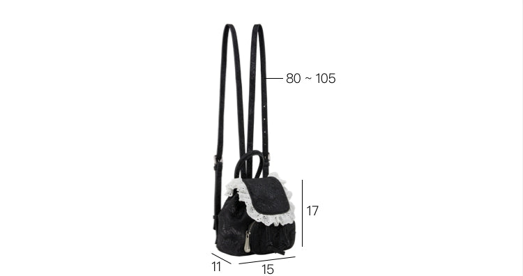 Original fringe design 2-way bag