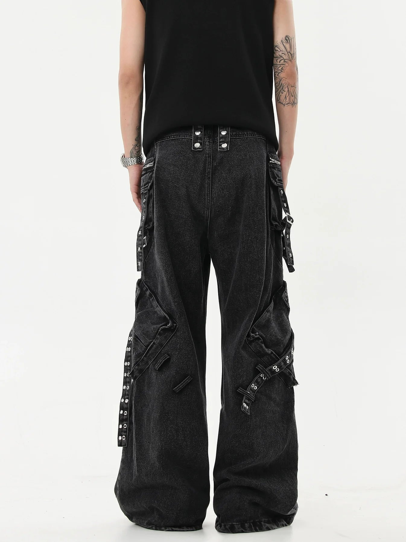 Heavy Duty Zip Work Denim Pants