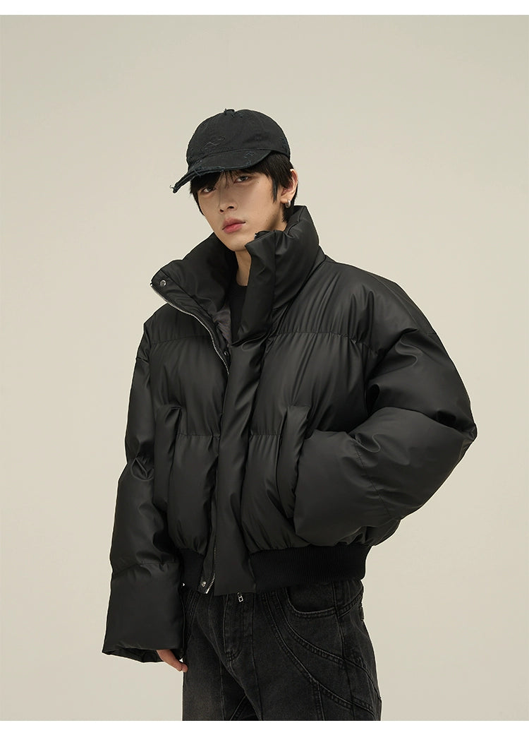 Cropped down jacket