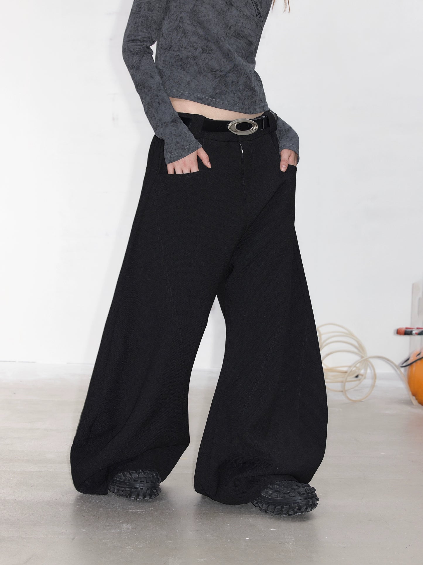 Original design super wide cotton pants