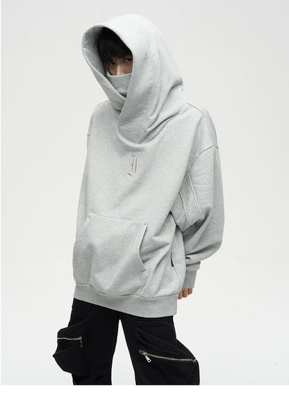 Over size thick hoodie