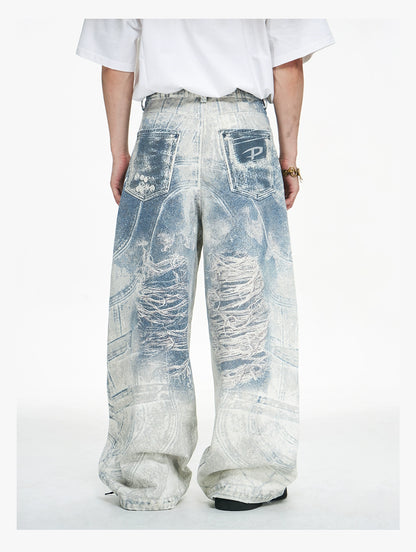 Heavy Waight Washed-White Denim