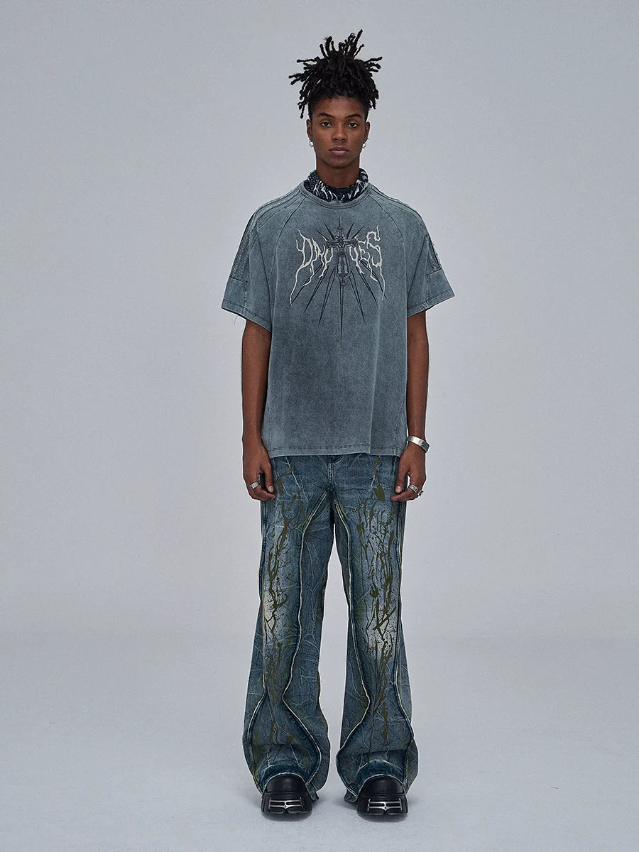 Dirty Painter Denim Pants