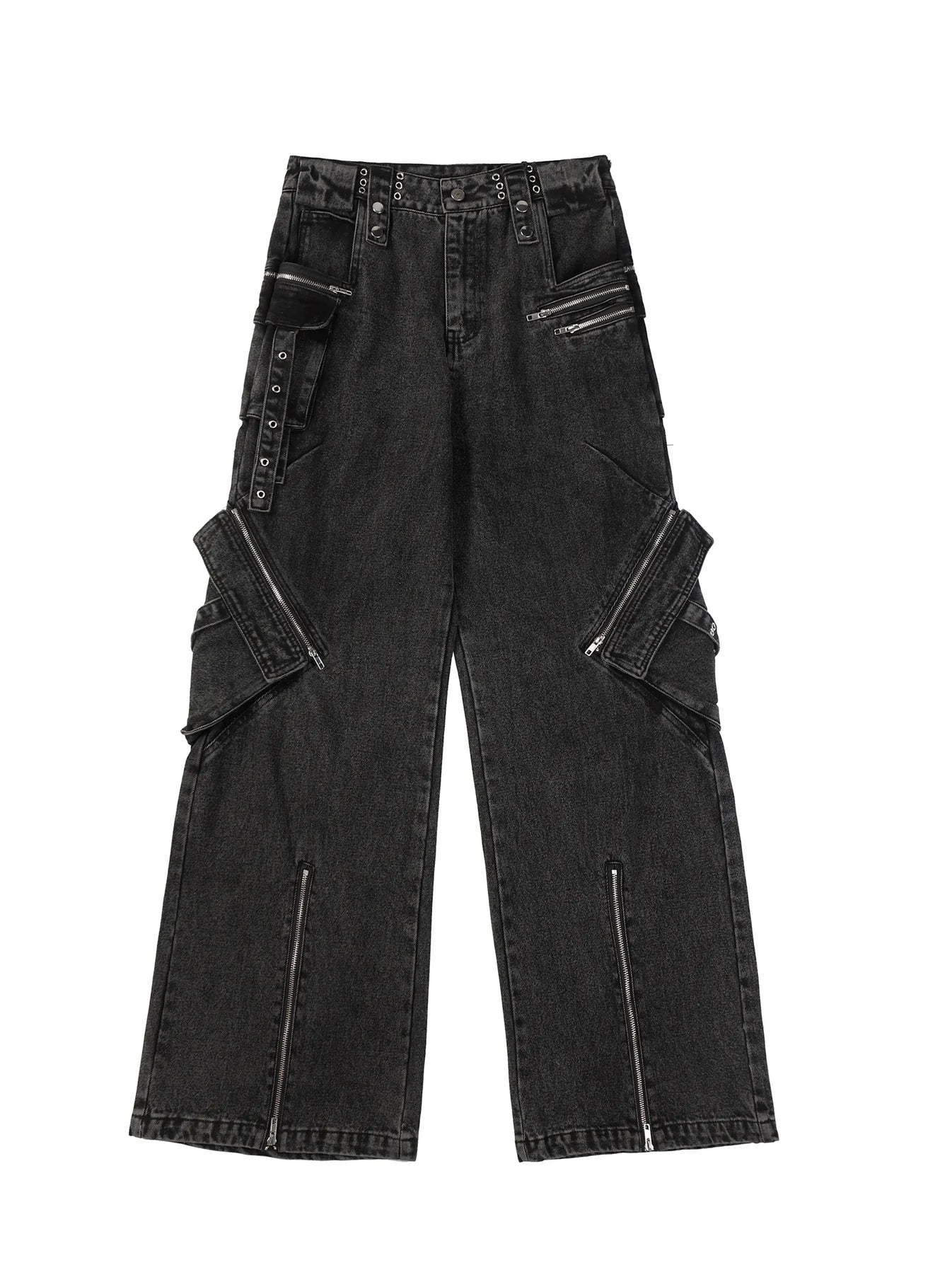 Heavy Duty Zip Work Denim Pants