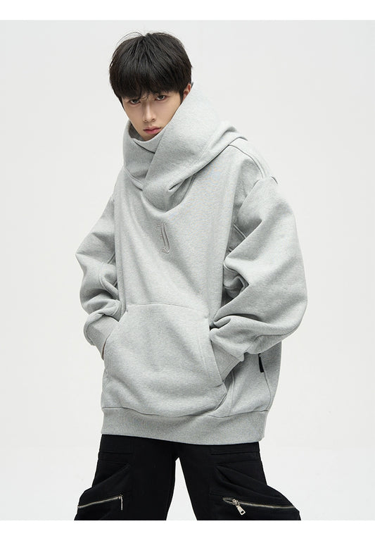 Over size thick hoodie