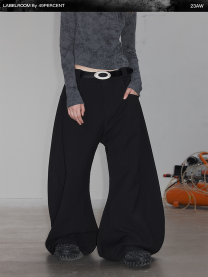 Original design super wide cotton pants