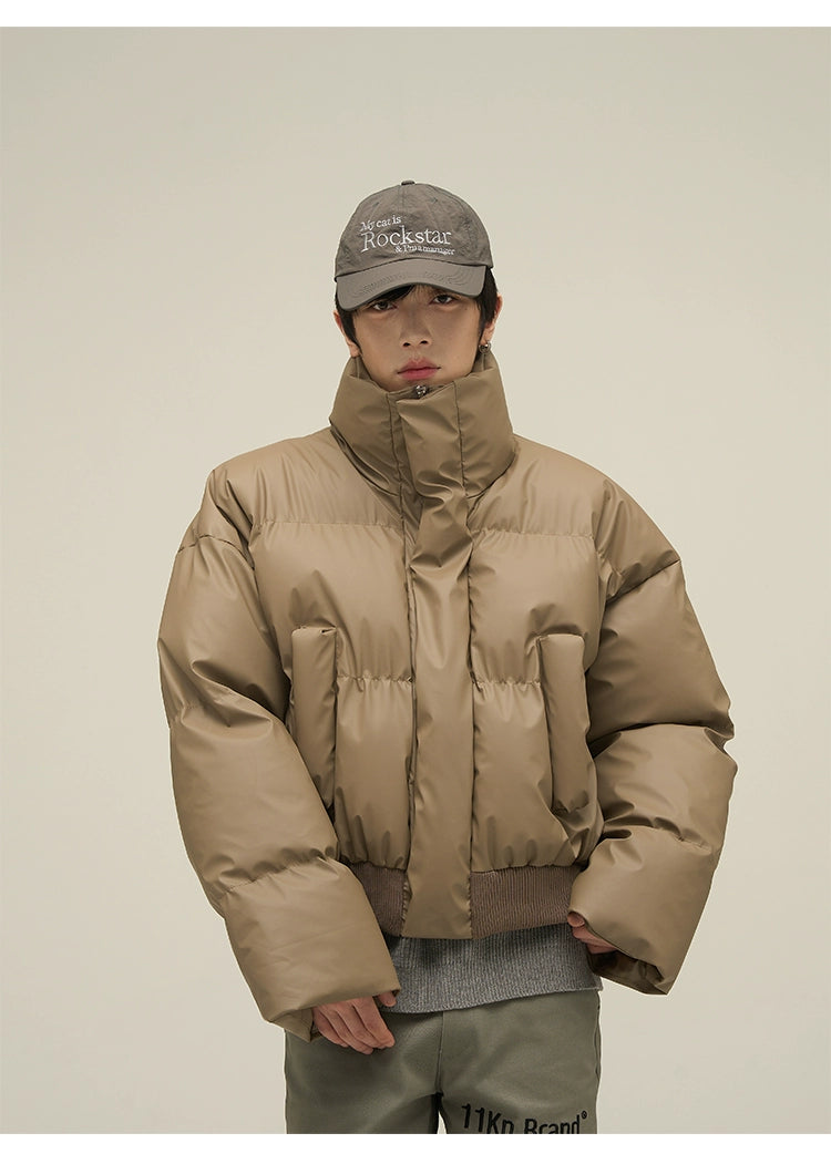 Cropped down jacket