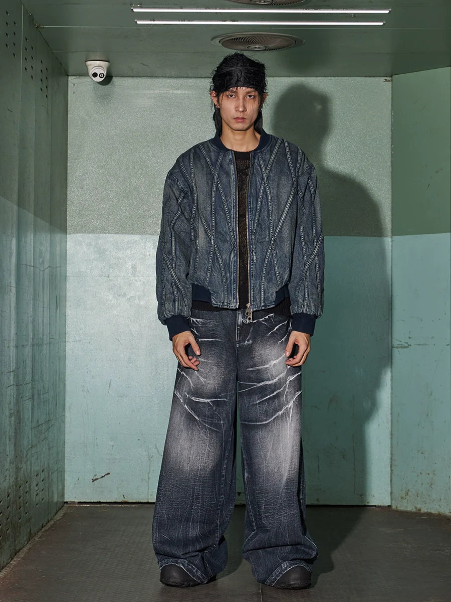 Baggy Lightning Denim Pants