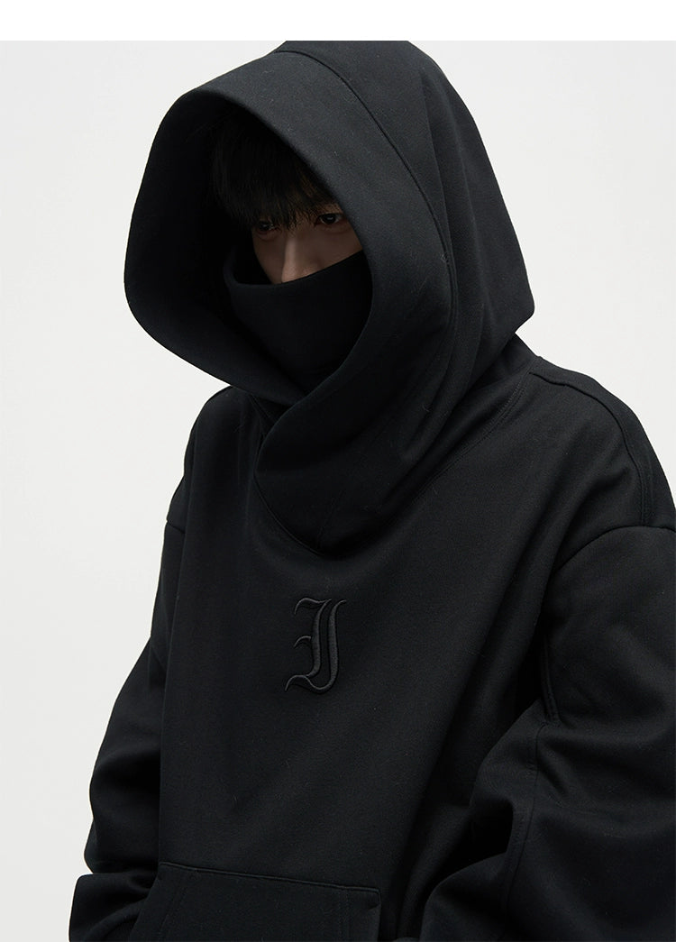 Over size thick hoodie