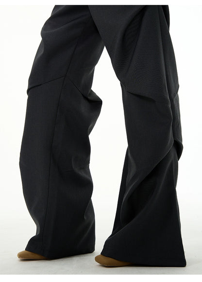 Twisted design loose fit pants