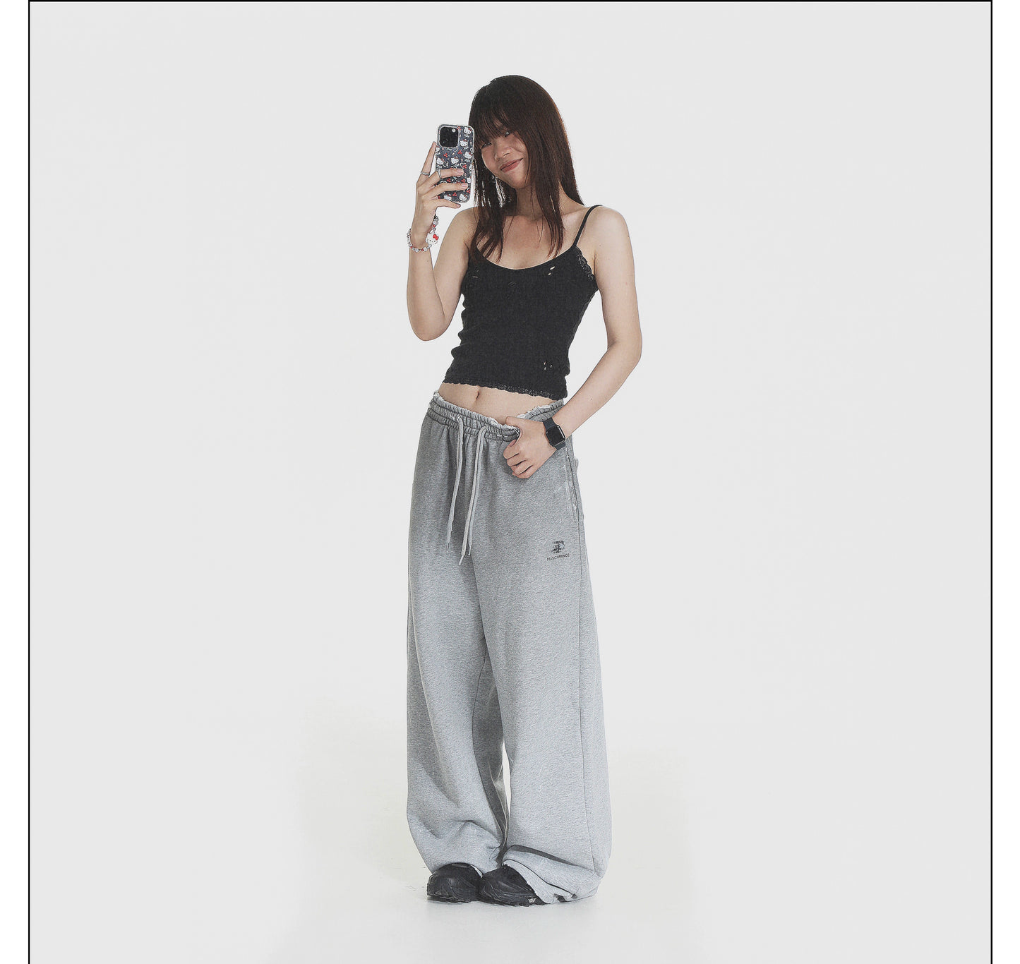 Grunge wide pants