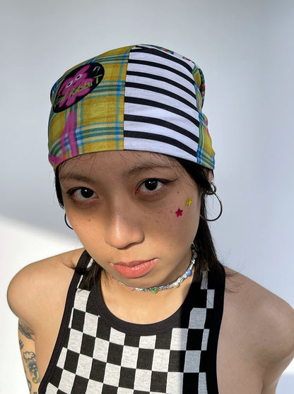 Y2K concept punk design bandanna