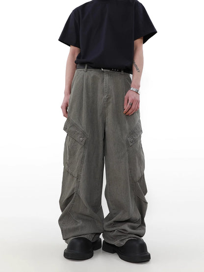 Wide Pocket Cargo Pants