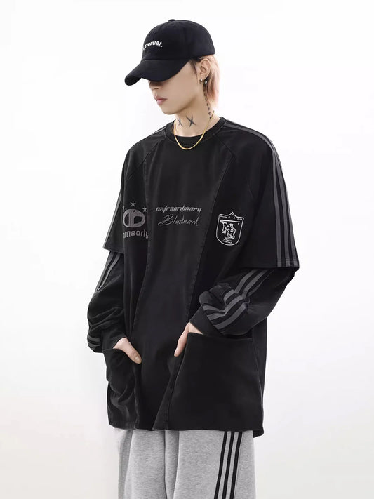 Layered Line Long Sleeve Tee