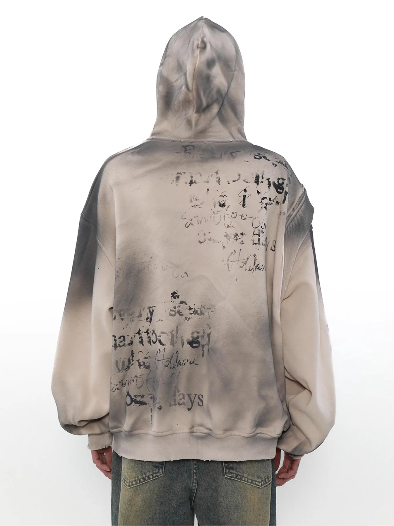 Dirty Lettering Hoodie