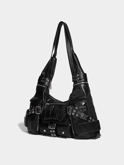 Rivet Biker Under Arm Bag