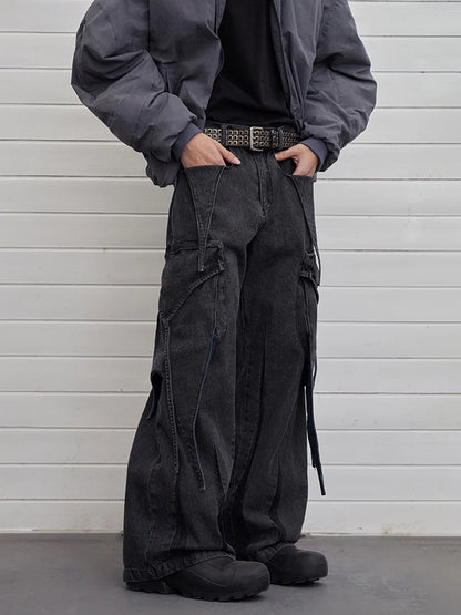 Droop Niche Denim Pants