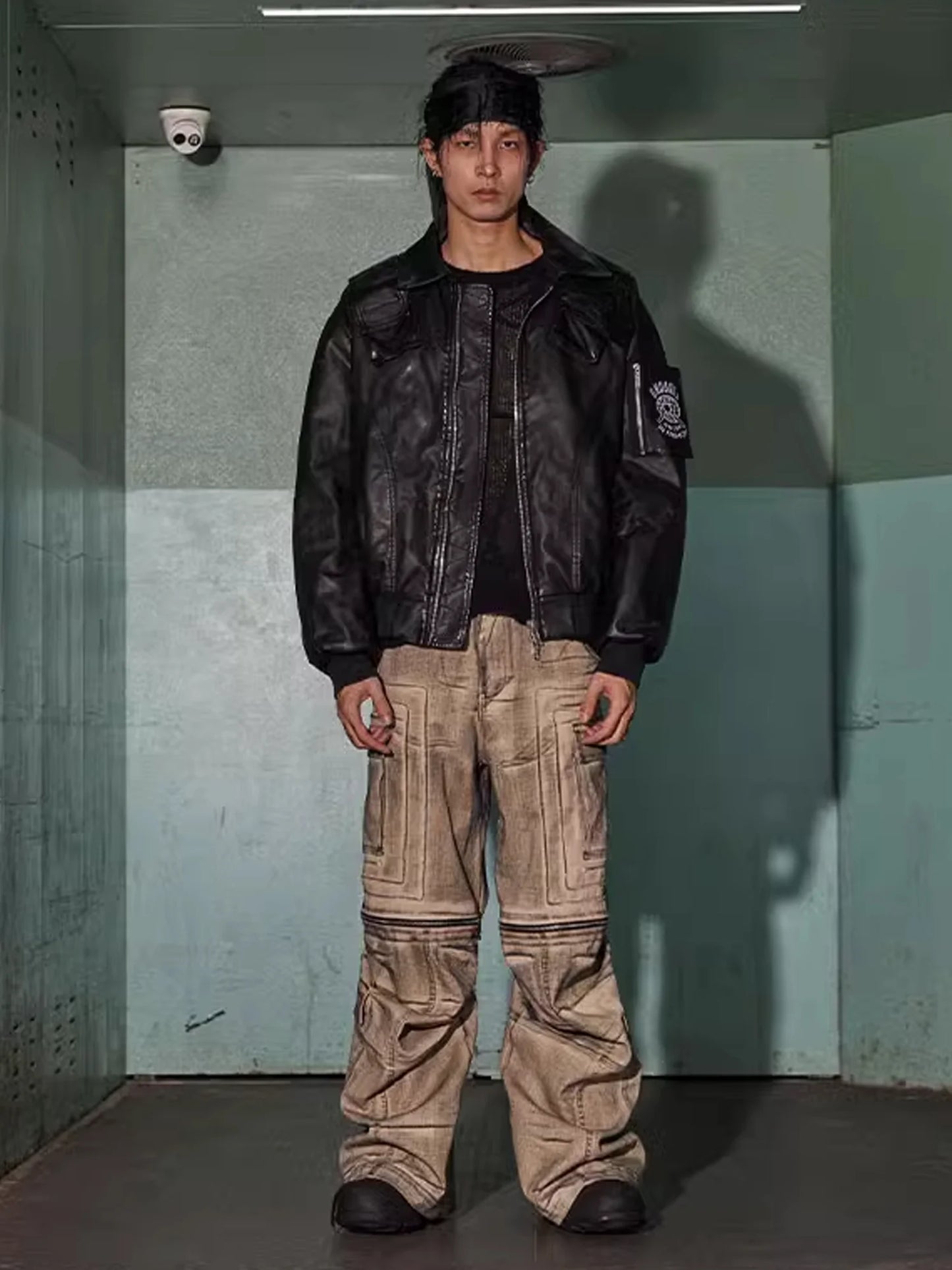 Heavy Weight Dirty Cargo Denim